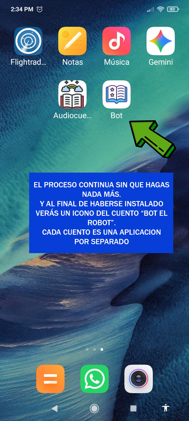 Paso 5 para instalar en Android